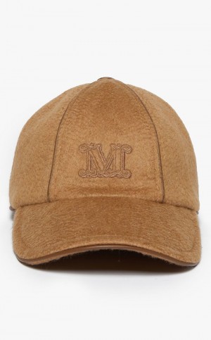 Caps Max Mara Cashmere Baseball καφε | MMR594318