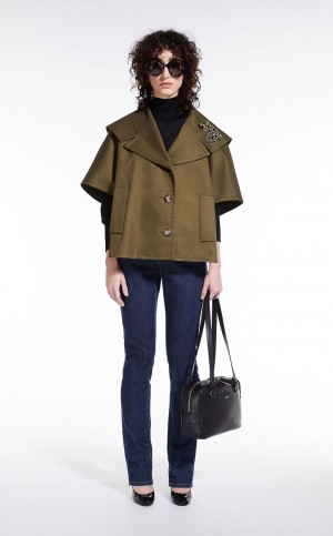 Capses Max Mara αδιαβροχα Cottone σκούρο | MMR593952