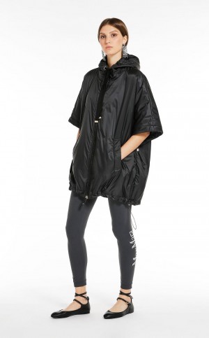 Capses Max Mara θαλασσης-repellent Canvase μαυρα | MMR593965