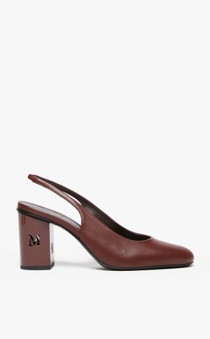 Décolleté Max Mara Nappa δερματινα Slingbacks φουξια | MMR594197