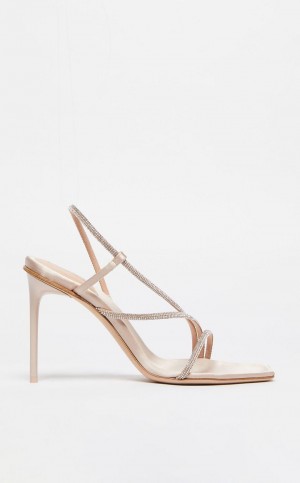 Décolleté Max Mara Rhinestone Μπεζ | MMR594193