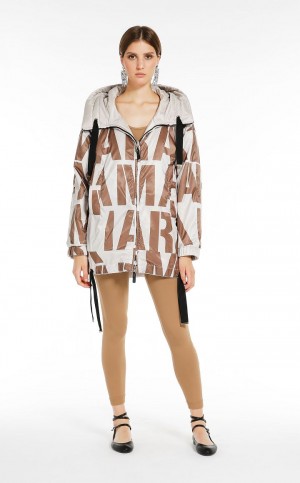 Padded Max Mara Reversible θαλασσης-repellent καμβα Jacket Πολύχρωμο | MMR593968