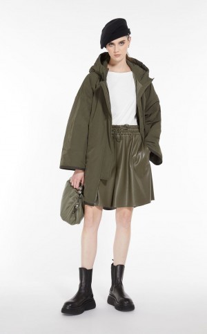 Padded Max Mara Με Επένδυση Parka In Showerproof Fabric σκούρο | MMR593972