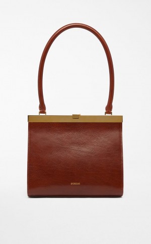 Sportmax Bag Max Mara Medium δερματινα Lizzie καφε | MMR594183