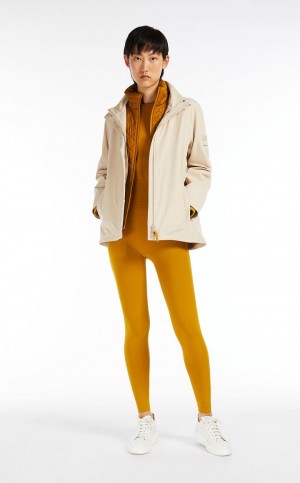 Trench Max Mara Technical Fabric ασπρα | MMR593942