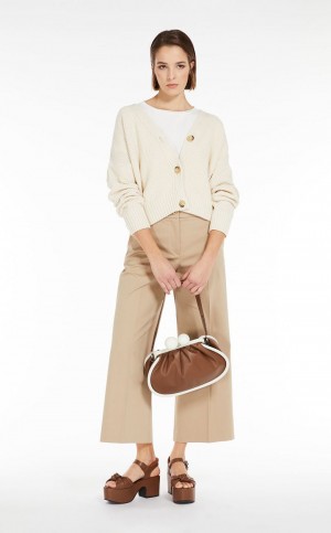 T-shirt Max Mara Basic Jersey ασπρα | MMR593673