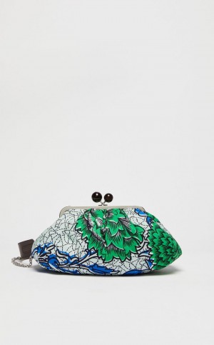 Weekend Bag Max Mara Medium Pasticcinoin βαμβακερα πρασινο | MMR594153