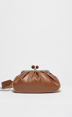 Weekend Bag Max Mara Nappa δερματινα Pasticcino καφε | MMR594169
