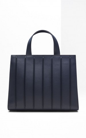 Whitney Bag Max Mara Large σκουρο μπλε | MMR594113