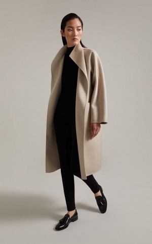 παλτό Max Mara Cashmere Cardigan καφε | MMR593898