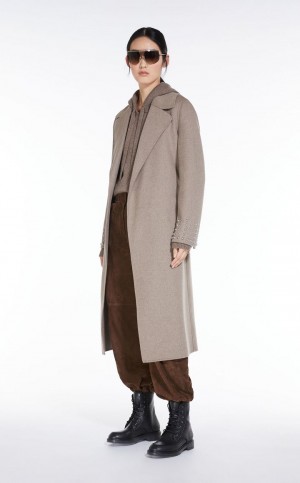 πλεκτά Max Mara Cashmere Yarn γκρι | MMR593435