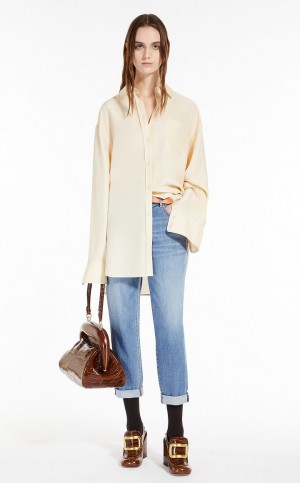 Τζιν Max Mara Cigarette σκουρο μπλε | MMR593751