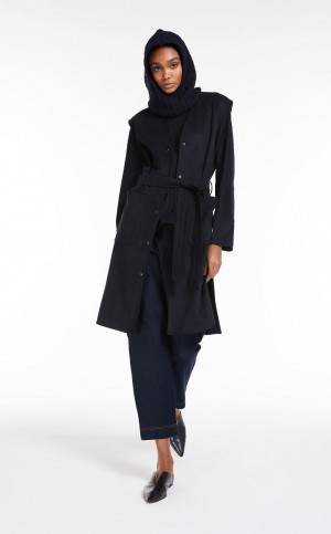 Τζιν Max Mara Denim Jersey Joggers σκουρο μπλε | MMR593816