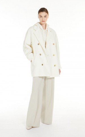 Κοστούμι Max Mara High-waisted Μαλλί καφε | MMR593496