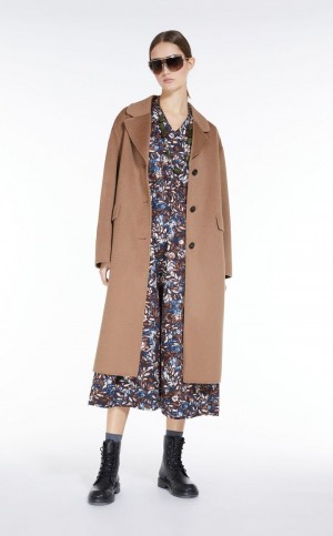 Φορεμα Max Mara Printed Poplin σκουρο μπλε | MMR593308