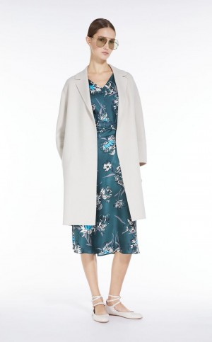 Φορεμα Max Mara Printed Silk πρασινο | MMR593356