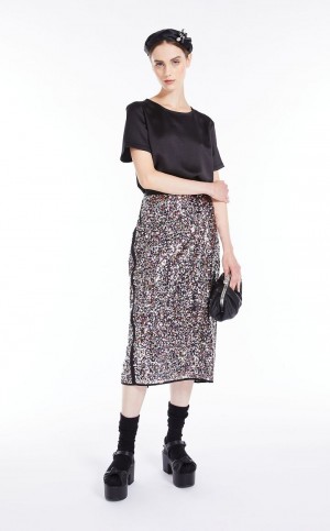 Αριστος Max Mara Satin And Jersey μαυρα | MMR593666