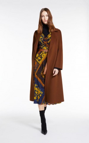 Φορεμα Max Mara Silk With A Handkerchief Skirt σκουρο μπλε | MMR593338