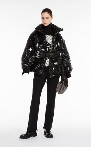 παντελόνι Max Mara Technical Jersey μαυρα | MMR593793