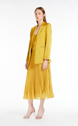 Μπλουζα Max Mara Viscose Crepon Μάνγκο | MMR593551