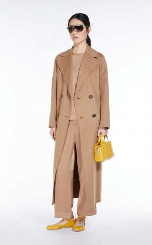 Μπλουζα Max Mara Viscose-blend Satin καφε | MMR593621