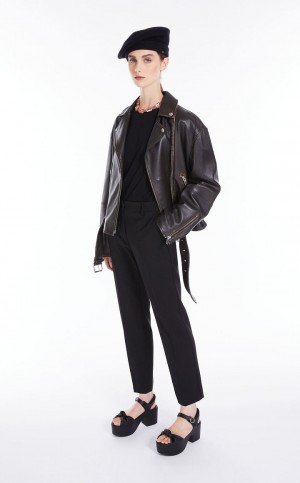 Κοστούμι Max Mara Μαλλί Cigarette-cut μαυρα | MMR593510