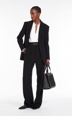 Μπλουζα Max Mara Πλευρωτός Crepe De Chine ασπρα | MMR593619