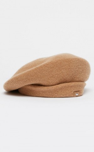 καπελα Max Mara Μαλλί Knit Beret καφε | MMR594320