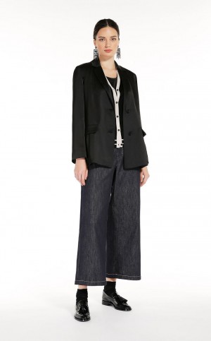 πλεκτά Max Mara Μαλλί Yarn Cardigan μαυρα | MMR593446