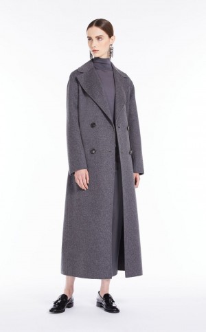 πλεκτά Max Mara Μαλλί Yarn Mock Polo-neck γκρι | MMR593440