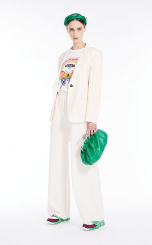 Μπλέιζερ Max Mara Μαλλί ασπρα | MMR594100