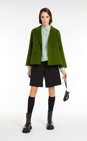 Μπλουζα Max Mara Ριγέ βαμβακερα πρασινο | MMR593610