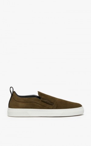 Αθλητικα Παπουτσια Max Mara σουετ Slip-ons σκούρο πρασινο | MMR594207